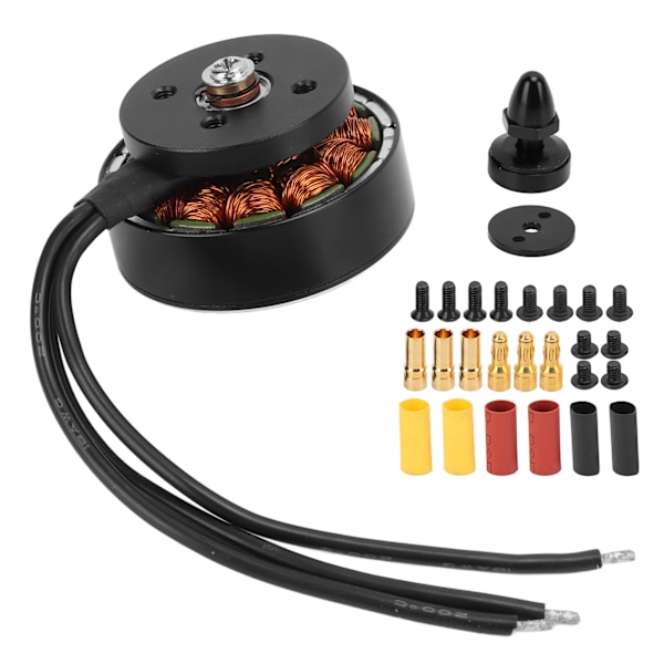 QX Motor CNC-bearbetad 680KV Snabb Vattentät EDF Extern Rotationsmotor för Multirotor Fjärrstyrd Drönare Cw