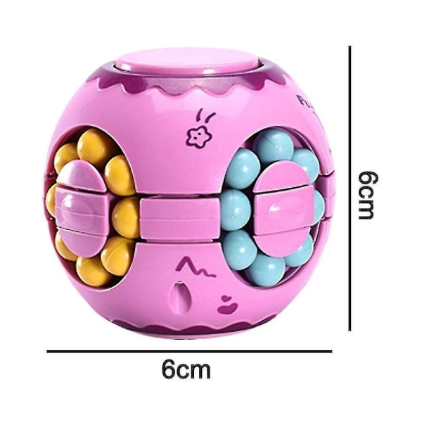 2 i 1 roterende spinner Magic Bean Infinity Cube Stress Relief Ball
