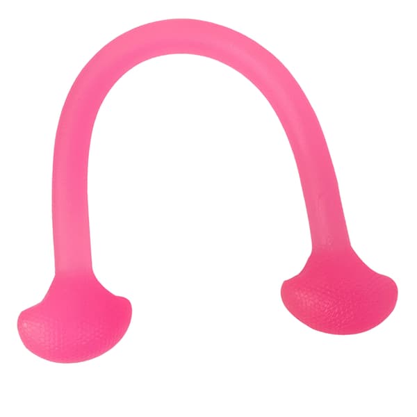 Et ord silikone trækreb elasticitet multifunktionel justerbar 10lbs trækstyrke brystudvider strækrem pink