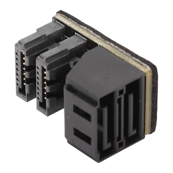 SATA 7-nastainen kaksoisliitäntä Molemmat puolet 90 astetta 180 astetta Ohjaus 12G Nopea Emolevy SATA 7-nastainen kaksoisadapter PH572 90 astetta