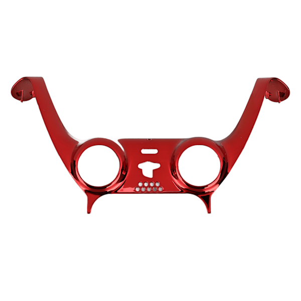 For PS5-kontroller frontplate DIY-erstatningsklips Skalledekorasjonstilbehør med joystickdeksler Rød