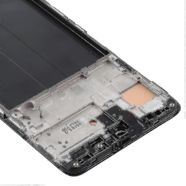 TFT LCD-skærm til Samsung Galaxy A51 4g digitaliserer komplet montering med ramme (sort) - JA