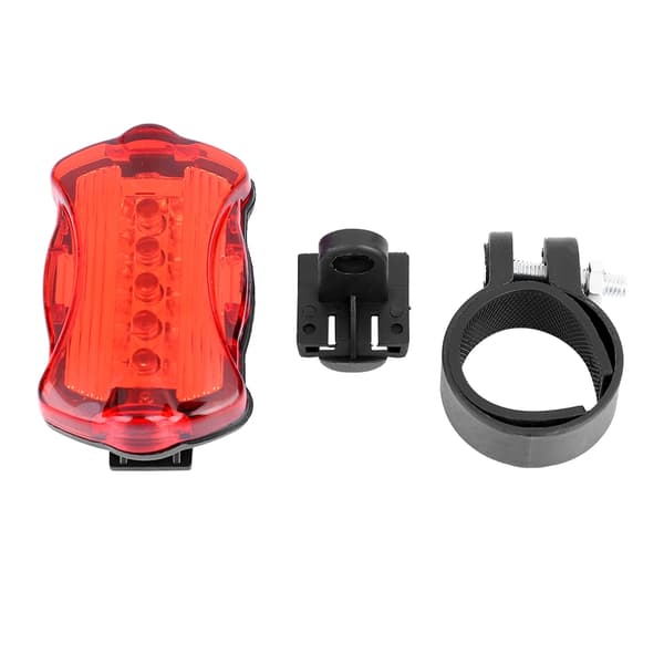 Sykkel Baklys Lampe 5 LED Baklys Tilbehør