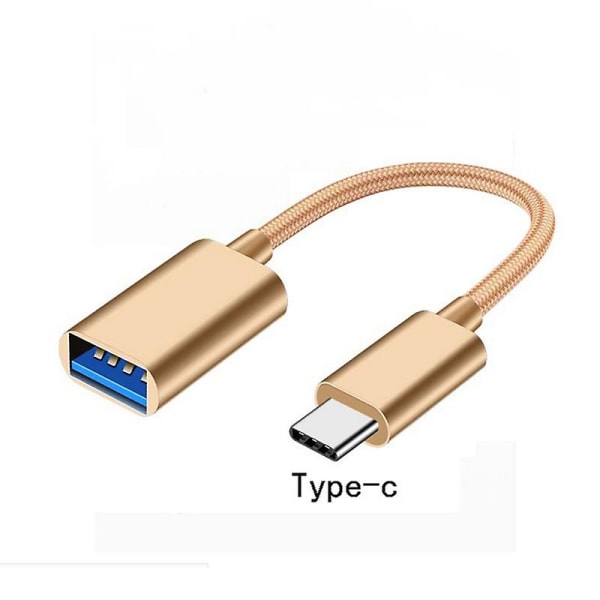 2 i 1 Type-c Otg Adapter Kabel för Samsung S10 S10 Xiaomi Mi 9 Android Macbook Mouse Gamepad Tablet PC Typ C Otg USB -kabel 1