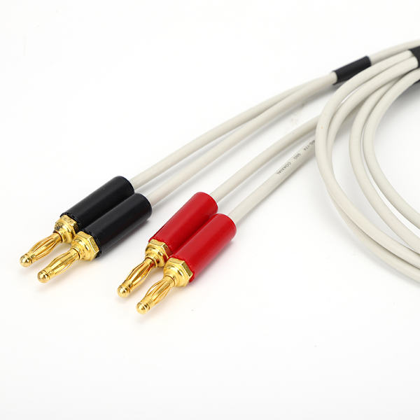 Elektroniktestkabel med 4 terminaler Digital brygga Testklämma Lågt motstånd Testklämmakabel