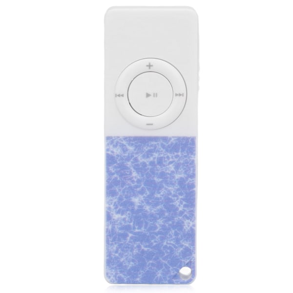 MP3-spiller Slim klassisk multifunksjon HiFi tapsløst lyd Musikkspiller støtter opptil 64 GB blå