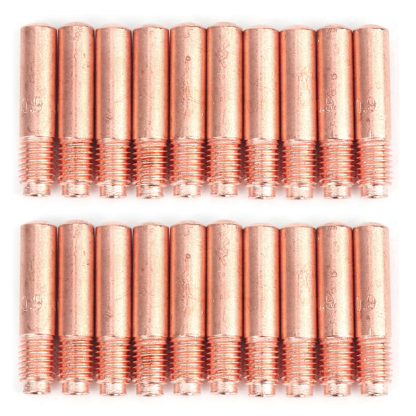 20 stk svejsekontaktspids dyser 000068 Passer til Miller Millermatic M-10 M-15 M-25 M-40 M-100 M-150