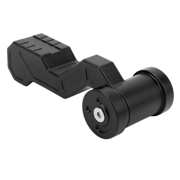 Gearshift-knap med 3 adaptere forlænget 6061-T6 aluminiumlegering Universal udskiftning til Acura Sort