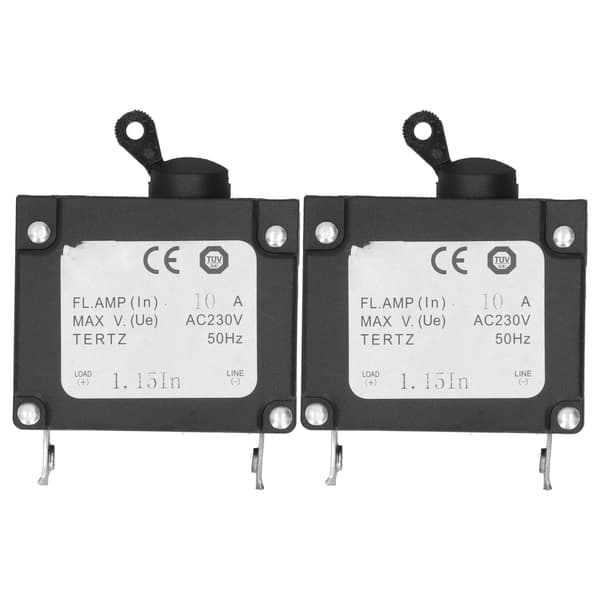 2 stk. strømbryter lekkasjebeskyttelse Passer kompatibel med 168F 170F bensingenerator 2KW-3KW