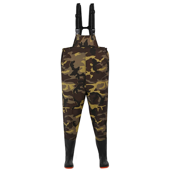 【NX】Chest Waders with Boots PVC-coated Polyester Size 41
