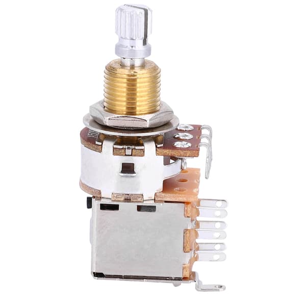 【NX】A500K elektrisk gitarr linjär potentiometer Tone Pull Button Switch Pot Pickup Switch