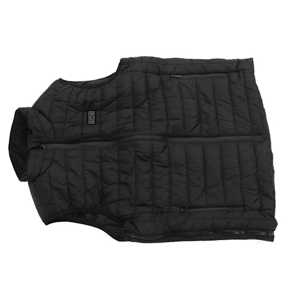 Lämmitetty liivi 15 lämmityspadalla 3 lämpötilan säätimellä XL 2XL 3XL USB vedenpitävä tuulenpitävä sähköinen lämmitetty vaateliivi miehille ja naisille ulkoilmaan talvella