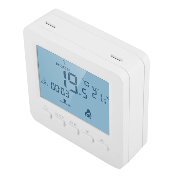 Programmerbar termostat digital LCD-skjerm smart temperaturkontroll 5A