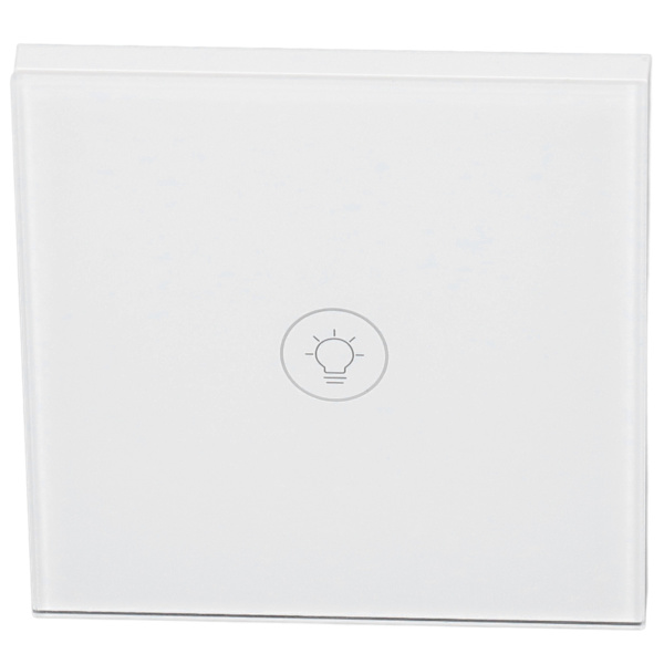 Smart Light Switch Trådlös fjärrkontroll Pekskärm Panel Timing Funktion Vägg Touch Light Switch för vardagsrum