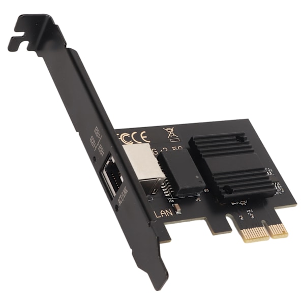 PCIe Netværkskort 10/100/1000/2500Mbps Guldbelagt Pin Aluminium Legering Gigabit Ethernet Kort til Desktop Gaming Server