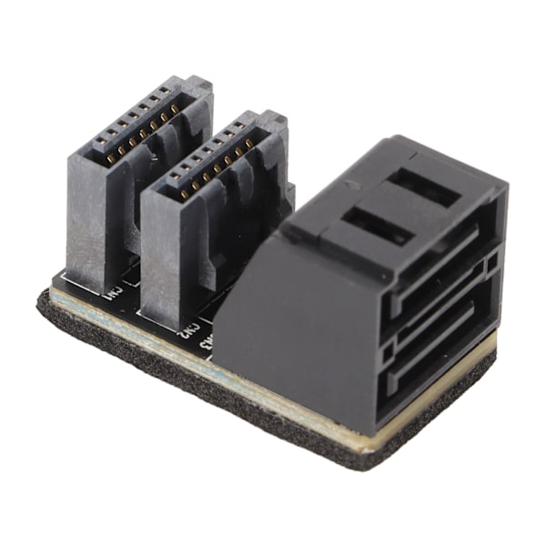 SATA 7-nastainen kaksoisliitäntä Molemmat puolet 90 astetta 180 astetta Ohjaus 12G Nopea Emolevy SATA 7-nastainen kaksoisadapter PH572 90 astetta