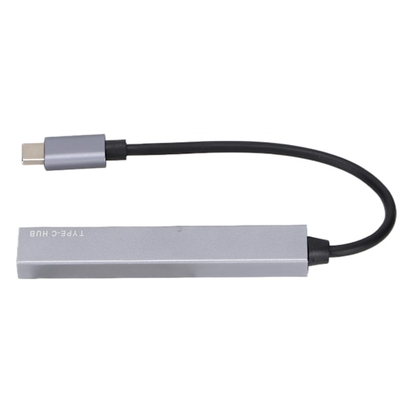 Laajennusasema TYPEC Mini Plug and Play USB2.0 USB 3.0 Hub 1 Liitäntä 4 Laajennusasema (Harmaa)