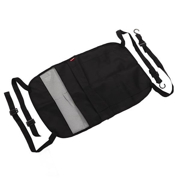 Bilnätficka Oxfordduk 59x39cm Svart Universal Ryggstöd Mesh Organizer för bilar