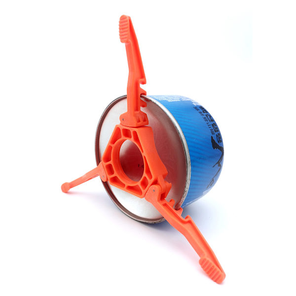 Brennstoffboks Stabilisator Foldbar Utendørs Camping Vandring Matlaging Gassbeholder Brakett Komfyr Stativ Patron Kanister Tripod