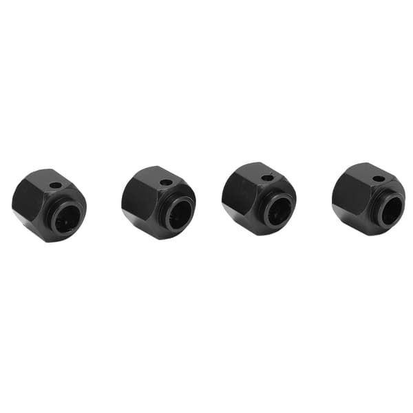 RC Hex Hjulnav Adapter Hub Udvidelsesforbindelse til Traxxas 1/10 RC Crawler Bil Køretøj Sort 10mm