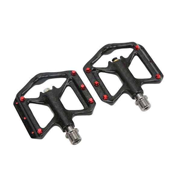 Mountain Road cykelpedal Lättvikts kolfiber trelagers axelpedal i titan