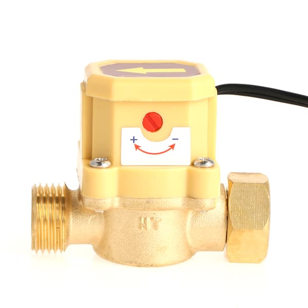 1 st Mässingspump Tryck Vattenflödeskontroll Sensor Switch G1/2 invändig hangänga