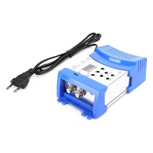 HDM69 Digital RF HDMI Modulator AV til RF Konverter VHF UHF PAL Standard Bærbar Modulator for EU 100‑240V