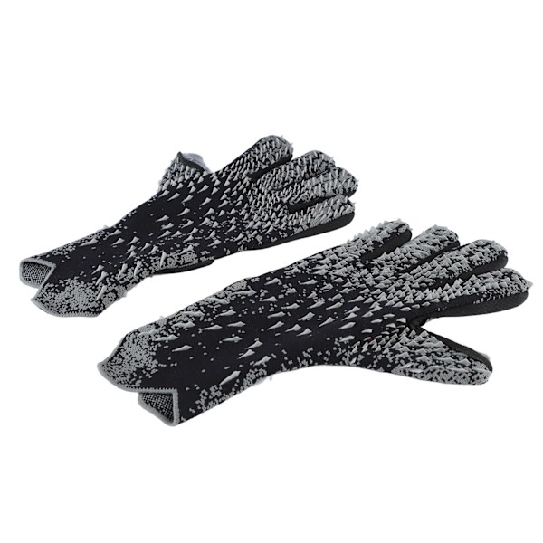 Fodboldmålmandshandsker Åndbare Fodboldhandsker Professionelle Anti-Slip Fodboldhandsker Sorte Nummer 8