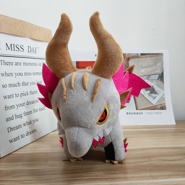 Monster Hunter Rise Malzeno Sølv Herre Drage Plyslegetøj