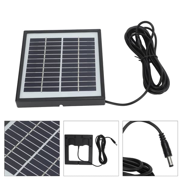 2W 12V Solpaneler Polysilicium Høj Omdannelseshastighed Energibesparende Solpaneloplader med Ramme til Bil Turisme