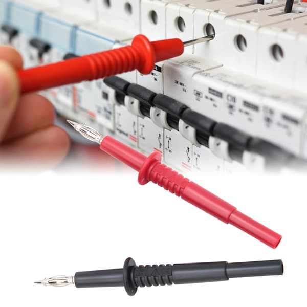 2 stk. P5011 4 mm bananplugg testprobe banankontakt testledning for multimeter