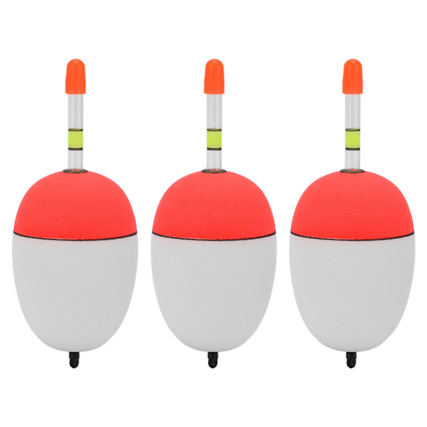 3 stk EVA Lysende Fiskeflyte Lyspinner Skum Plast Bobber Havfiske Slående Flyte 100G