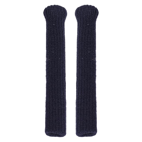 2-pack Bomullsglasögon Öronkudde Mjuk Stickad Halksäker Fixering Glasögon Tempelspetsar Ärm Marinblå