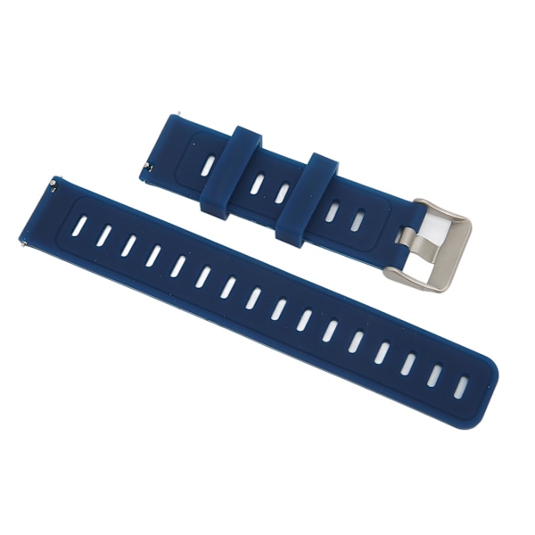 20 mm mjukt silikon klockbandsrem Armbandsbyte med lufthål för platt huvud för Amazfit GTS 3Blue