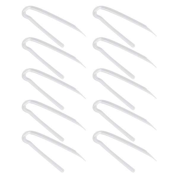 10 st hörapparatslangar Flexibel typ R BTE Öroninsats Byte av hörapparatslang3,3x2,0mm / 0,13x0,08in
