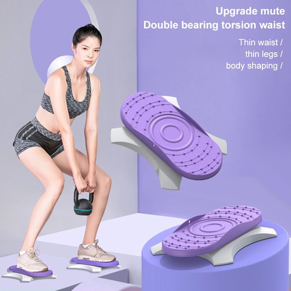 Split Waist Twist Boards Træning Twisting Board Kropsformning Twisting Waist Træningsudstyr til Hjemmefitness