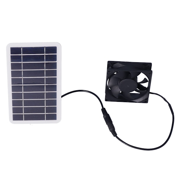 2,5W solpanelventilator Solventilator til husdyravl for udendørs plantning
