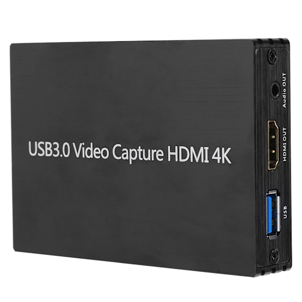 S300 4K HDMI Capture Card USB 3.0 DriverFree Game Live Microphone 1080P HD Loop Video Recording Box