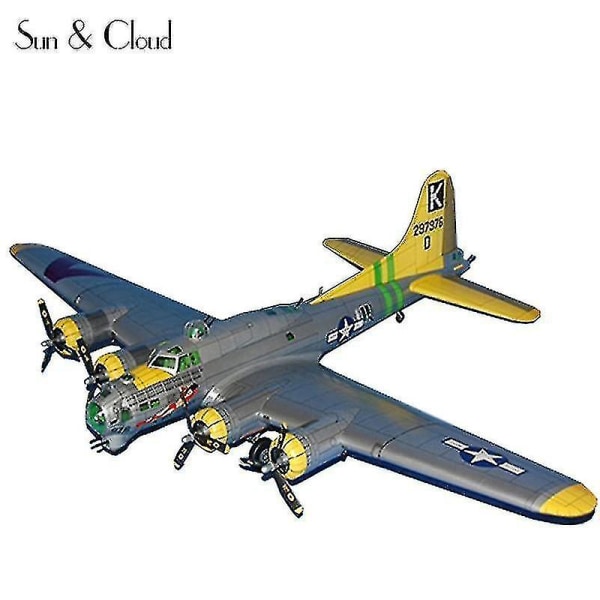 Hmwy-1:33 DIY 3d Boeing B 17g Flying Fortress Model Arbetspusselspel DIY Kids Toy|flygplan Pappersmodell