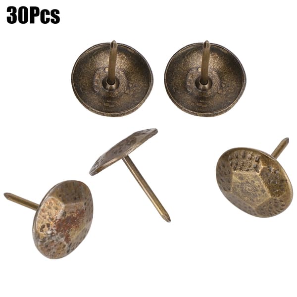30st Klädsel Nail Turtleback Mönster Soffdekor DIY Kläder Tillbehör Järn 19MM