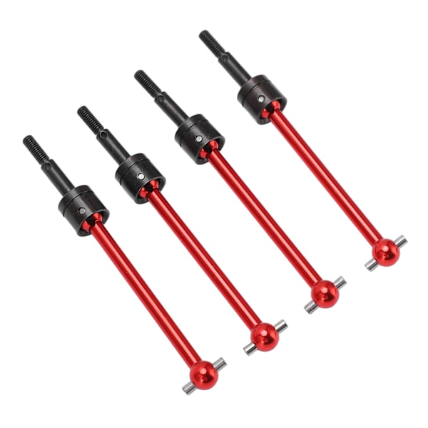 4 stk RC Metall Universal CVD Drivakselsett for Tamiya TT02B 1/10 RC Bil Oppgraderingsdeler Rød