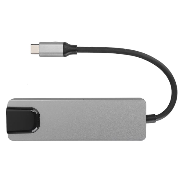 5-in-1 Type-C Hub HDMI-sovittimella 4K Type-C Gigabit Ethernet RJ45 laajennusporttiin