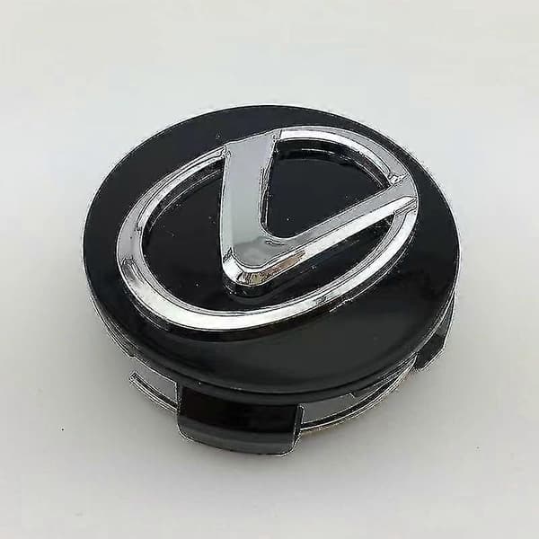 【NX】Til Lexus 62mm Lexus Bilhjulscenter Plastikhætte - Sort (4-pak)
