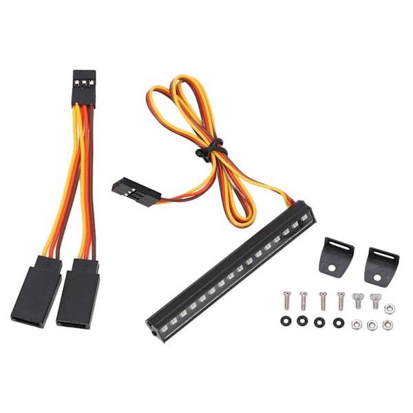 RC-katon LED-valokitti 16LED RGB monitila RC-valon päivitys osat Traxxas 1/18 RC-autoille