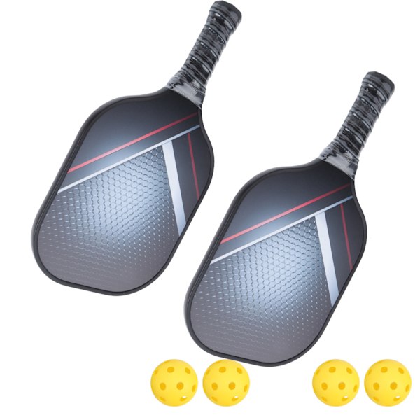1 Set Bärbar Pickleball Paddle Set Lättviktsracketbollsats med racketskyddsväska