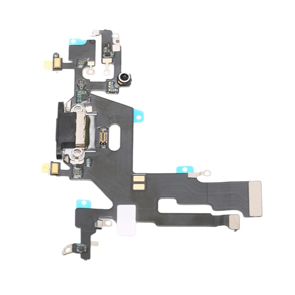 Ladingspورتmodul USB Ladingspورت Dockkontakt Mikrofon Mic Flex-kabelmodul for iPhone 11