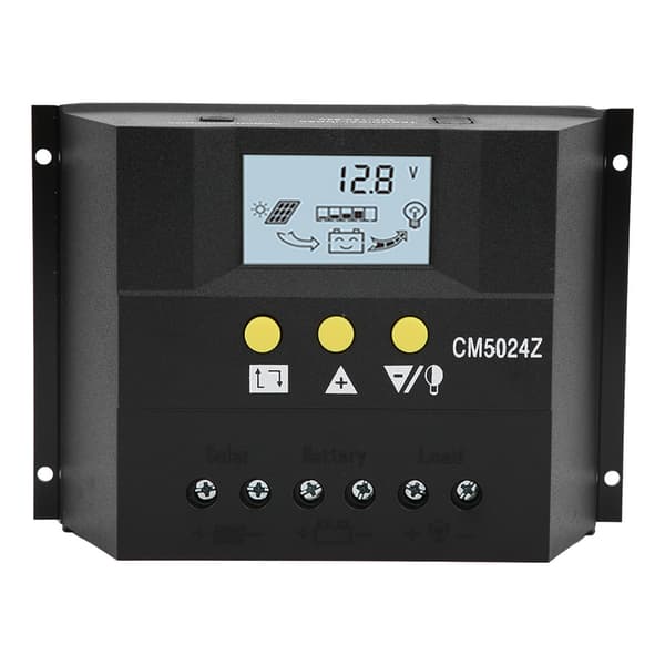 Solar Charge Controller PWM Lader Regulator med Temperatur Sensor CM5024 12V24V50A
