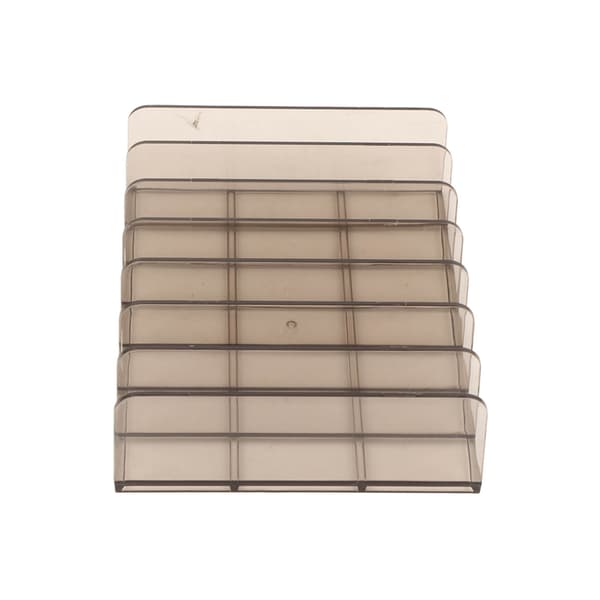 Øjenskyggepalet Organizer 7 Sektioner Transparent Makeup Holder til Badeværelsesbordplader og Toiletskab