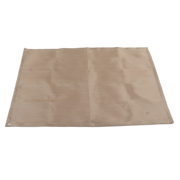 Brandsäker matta Glasfiber hög temperaturbeständig eldstadsmatta utomhustillbehör för grillcamping picknick stor 100x80cm/39,37x31,50in