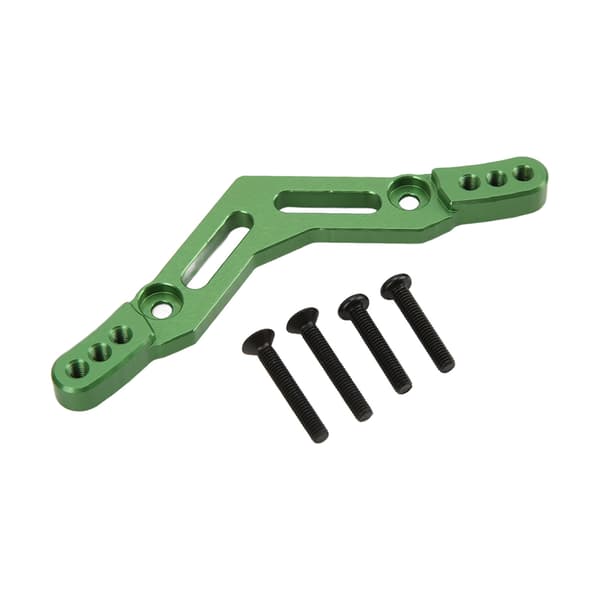 Front Shock Tower Board Aluminiumlegering Front Støddæmperplade til Arrma Granite 1/10 Fjernstyret Bil Grøn